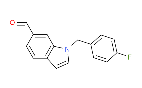 CAS No. 944893-45-2, 1-(4-Fluorobenzyl)-1H-indole-6-carbaldehyde