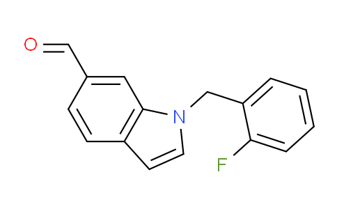 CAS No. 944893-43-0, 1-(2-Fluorobenzyl)-1H-indole-6-carbaldehyde