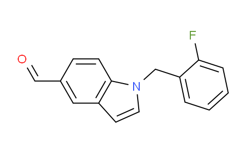 CAS No. 944893-62-3, 1-(2-Fluorobenzyl)-1H-indole-5-carbaldehyde