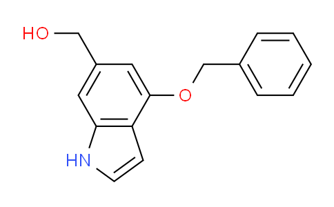 CAS No. 61545-37-7, (4-(Benzyloxy)-1H-indol-6-yl)methanol