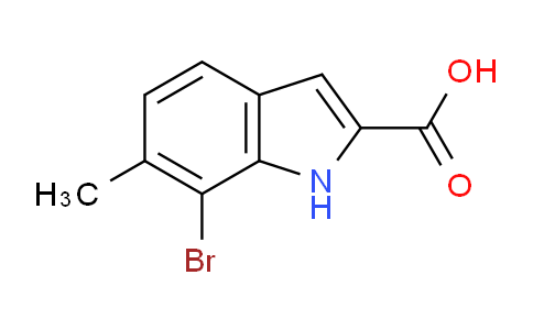 CAS No. 1388023-70-8, 7-Bromo-6-methyl-1H-indole-2-carboxylic acid
