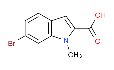 CAS No. 885121-33-5, 6-Bromo-1-methyl-1H-indole-2-carboxylic acid