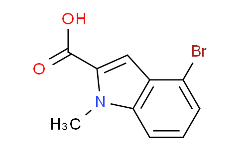 CAS No. 880349-08-6, 4-Bromo-1-methyl-1H-indole-2-carboxylic acid