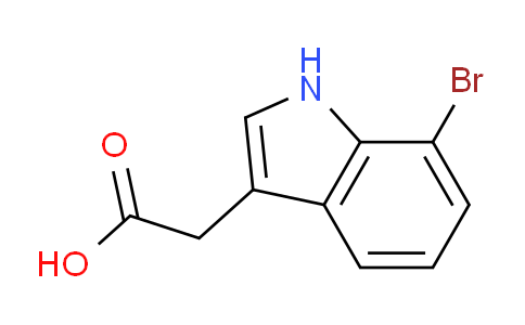 CAS No. 63352-97-6, 2-(7-Bromo-1H-indol-3-yl)acetic acid