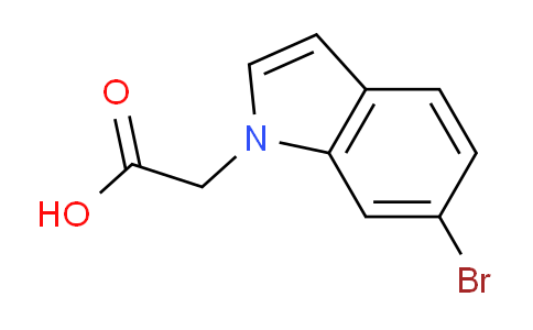 CAS No. 951626-33-8, 2-(6-Bromo-1H-indol-1-yl)acetic acid
