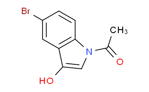 CAS No. 114165-30-9, 1-(5-Bromo-3-hydroxy-1H-indol-1-yl)ethanone