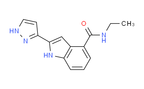 CAS No. 827317-54-4, N-Ethyl-2-(1H-pyrazol-3-yl)-1H-indole-4-carboxamide