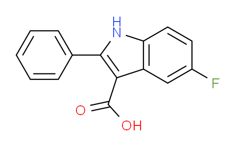 CAS No. 1082409-72-0, 5-Fluoro-2-phenyl-1H-indole-3-carboxylic acid