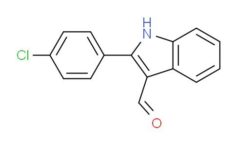 CAS No. 1217-83-0, 2-(4-Chlorophenyl)-1H-indole-3-carbaldehyde