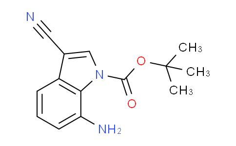 CAS No. 1935064-01-9, tert-Butyl 7-amino-3-cyano-1H-indole-1-carboxylate