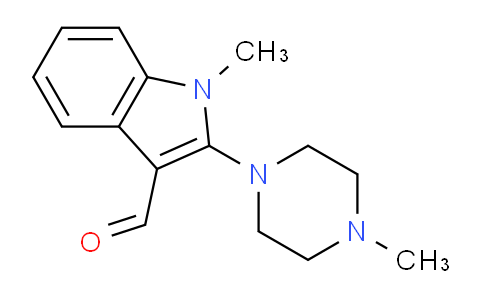 CAS No. 886360-89-0, 1-Methyl-2-(4-methylpiperazin-1-yl)-1H-indole-3-carbaldehyde
