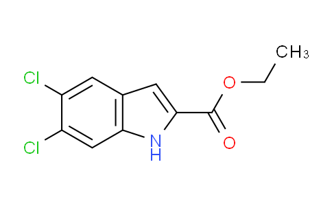 CAS No. 53995-78-1, Ethyl 5,6-dichloro-1H-indole-2-carboxylate