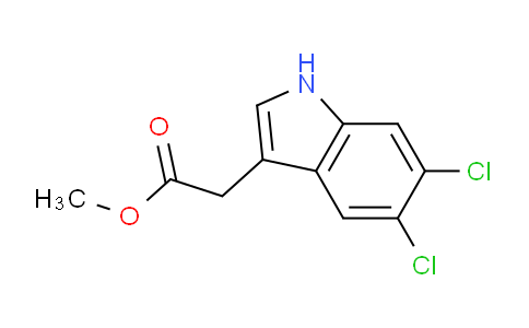 CAS No. 113537-13-6, Methyl 2-(5,6-dichloro-1H-indol-3-yl)acetate