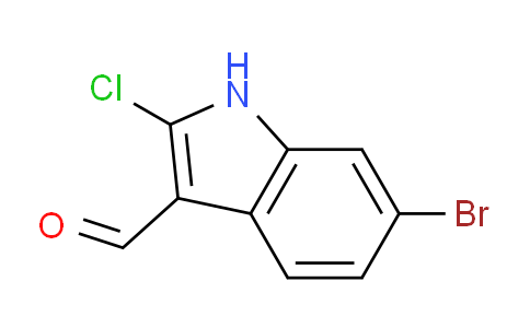 CAS No. 1221792-00-2, 6-Bromo-2-chloro-1H-indole-3-carbaldehyde