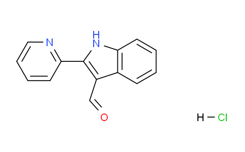 CAS No. 1049753-09-4, 2-(Pyridin-2-yl)-1H-indole-3-carbaldehyde hydrochloride