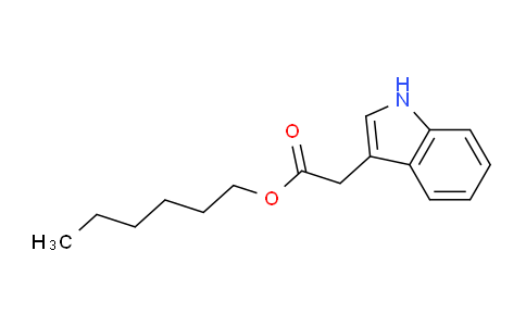 CAS No. 551-55-3, Hexyl 2-(1H-indol-3-yl)acetate