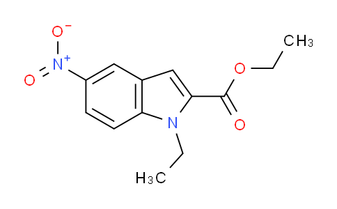 CAS No. 481659-88-5, Ethyl 1-ethyl-5-nitro-1H-indole-2-carboxylate