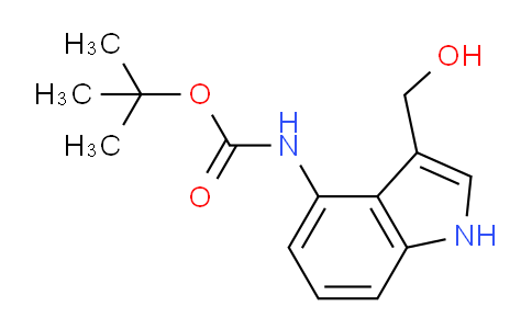 CAS No. 885266-78-4, tert-Butyl (3-(hydroxymethyl)-1H-indol-4-yl)carbamate