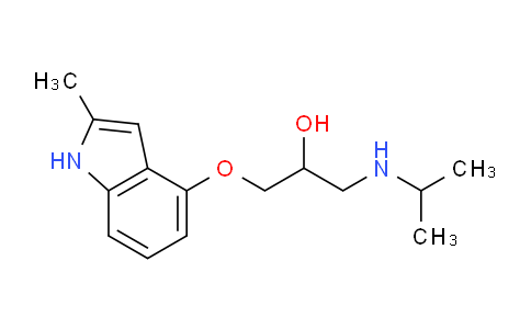 CAS No. 23694-81-7, 1-(Isopropylamino)-3-((2-methyl-1H-indol-4-yl)oxy)propan-2-ol