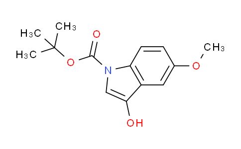 CAS No. 909031-92-1, tert-Butyl 3-hydroxy-5-methoxy-1H-indole-1-carboxylate