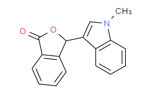 CAS No. 6308-55-0, 3-(1-Methyl-1H-indol-3-yl)isobenzofuran-1(3H)-one