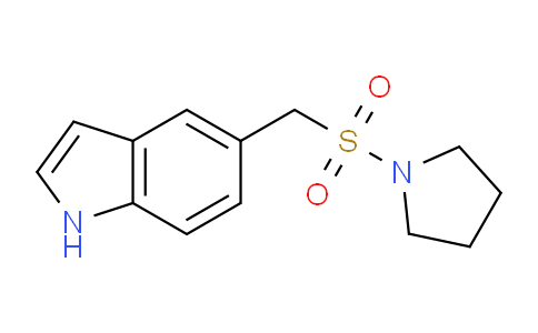 CAS No. 1599442-14-4, 5-((Pyrrolidin-1-ylsulfonyl)methyl)-1H-indole