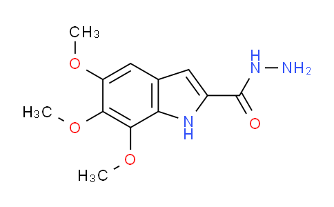 CAS No. 893730-25-1, 5,6,7-Trimethoxy-1H-indole-2-carbohydrazide
