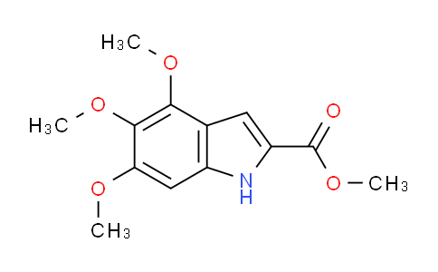 CAS No. 481074-67-3, Methyl 4,5,6-trimethoxy-1H-indole-2-carboxylate