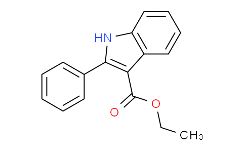 CAS No. 36779-16-5, Ethyl 2-phenyl-1H-indole-3-carboxylate