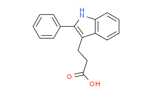 CAS No. 62663-27-8, 3-(2-Phenyl-1H-indol-3-yl)propanoic acid