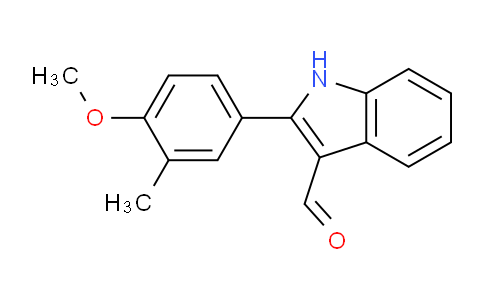 CAS No. 590391-06-3, 2-(4-Methoxy-3-methylphenyl)-1H-indole-3-carbaldehyde