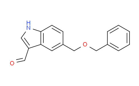 CAS No. 887575-88-4, 5-((Benzyloxy)methyl)-1H-indole-3-carbaldehyde