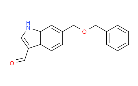 CAS No. 887575-94-2, 6-((Benzyloxy)methyl)-1H-indole-3-carbaldehyde