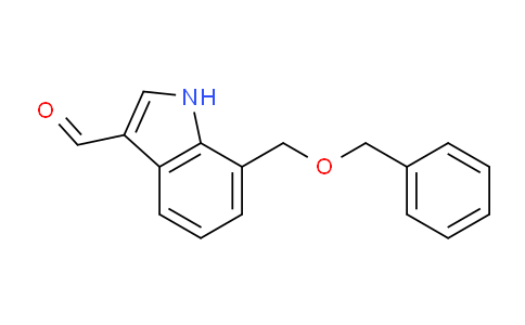CAS No. 887576-00-3, 7-((Benzyloxy)methyl)-1H-indole-3-carbaldehyde