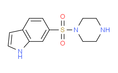 CAS No. 919833-59-3, 6-(Piperazin-1-ylsulfonyl)-1H-indole
