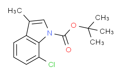 CAS No. 797031-78-8, tert-Butyl 7-chloro-3-methyl-1H-indole-1-carboxylate