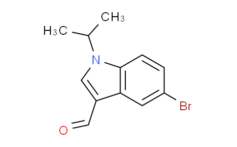 CAS No. 593235-95-1, 5-Bromo-1-isopropyl-1H-indole-3-carbaldehyde