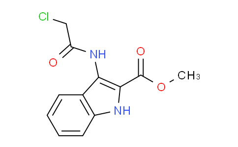 CAS No. 843615-63-4, Methyl 3-(2-chloroacetamido)-1H-indole-2-carboxylate