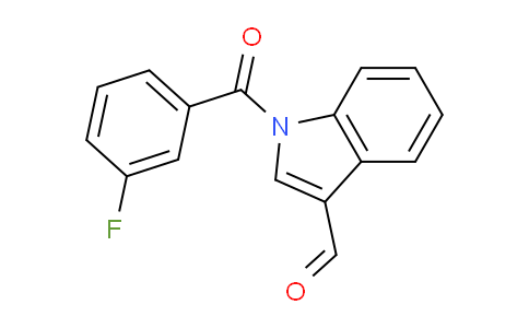 CAS No. 1267698-09-8, 1-(3-Fluorobenzoyl)-1H-indole-3-carbaldehyde