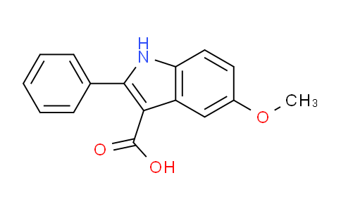 CAS No. 1082289-96-0, 5-Methoxy-2-phenyl-1H-indole-3-carboxylic acid