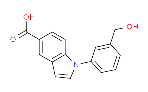 CAS No. 1349716-48-8, 1-(3-(Hydroxymethyl)phenyl)-1H-indole-5-carboxylic acid