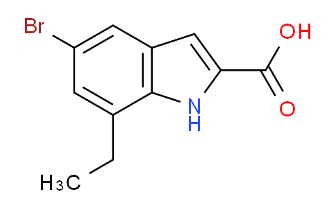 CAS No. 383132-33-0, 5-Bromo-7-ethyl-1H-indole-2-carboxylic acid