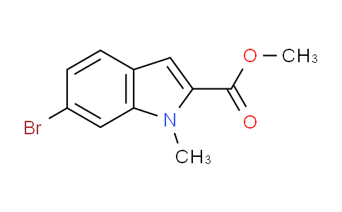 CAS No. 680569-18-0, Methyl 6-bromo-1-methyl-1H-indole-2-carboxylate