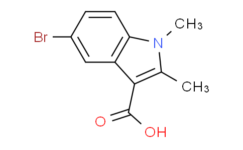 CAS No. 1368607-15-1, 5-Bromo-1,2-dimethyl-1H-indole-3-carboxylic acid