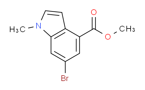 MC729750 | 1090903-89-1 | Methyl 6-bromo-1-methyl-1H-indole-4-carboxylate