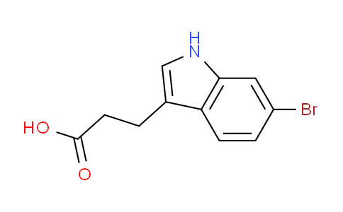 CAS No. 210569-69-0, 3-(6-Bromo-1H-indol-3-yl)propanoic acid