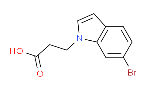CAS No. 951626-39-4, 3-(6-Bromo-1H-indol-1-yl)propanoic acid