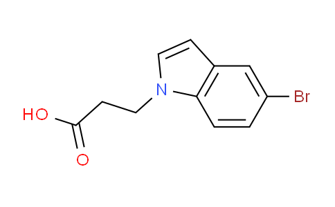 CAS No. 18108-91-3, 3-(5-Bromo-1H-indol-1-yl)propanoic acid