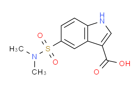 CAS No. 120729-91-1, 5-(N,N-Dimethylsulfamoyl)-1H-indole-3-carboxylic acid