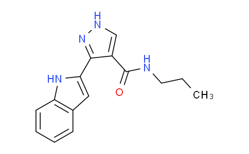 CAS No. 827318-50-3, 3-(1H-Indol-2-yl)-N-propyl-1H-pyrazole-4-carboxamide